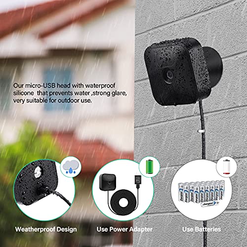 OLAIKE Weatherproof Power Micro USB Cable with Charger Adapter(1 Pack