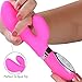 Silicone Dual Action Vibrator Women Sex Toy G-Spot and Clit Massager Orgasm Stimulator
