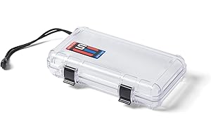 S3 CASE COMPANY S3 Cases T3000 Waterproof Dry Box Protetive Case - Mil Spec/USA Made/Waterproof/Lockable/Smell Proof - for Phones, Wallets, Keys, Knives, Boating, Camping & Watersports Case Size 7.88" x 3.9" x 1.42"