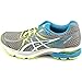 ASICS Women's Gel-Flux 3 Running Shoe, Titanium/White/Enamel Blue, 7.5 M US