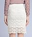 AOMEI Women's Lace High Waist Pencil Skirts