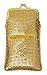 Sequin Cigarette Soft Mesh 100s 120 S Cigarette Case By Marshal (LighterPocket Gold)