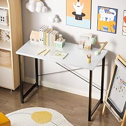 Sweetcrispy Computer Small Desk, 32 Inch Office