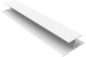 Crownwall H-Trim Piece 4 ft. (48-in) - White