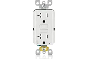 Leviton AFCI SmartlockPro Receptacle, 20 Amp, 125 Volt, AFTR2-W, White