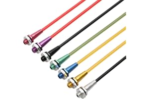 BREWJA 5PCS RC Boat Car Model Colorful Aluminum Alloy Antenna Seat Assembly Tube Sleeve with Cap+Mount Kit L320mm for DIY Accessories (Color : Purple and red)