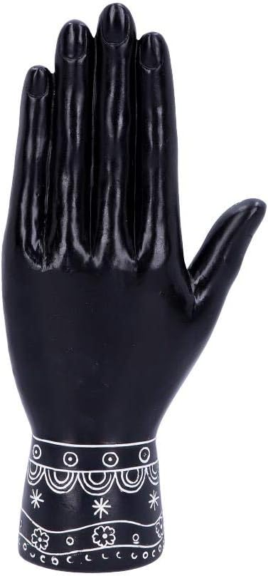 Nemesis Now U4798P9 Hamsa Hand 22.5cm, Black, One Size, Black / Black - Image 4