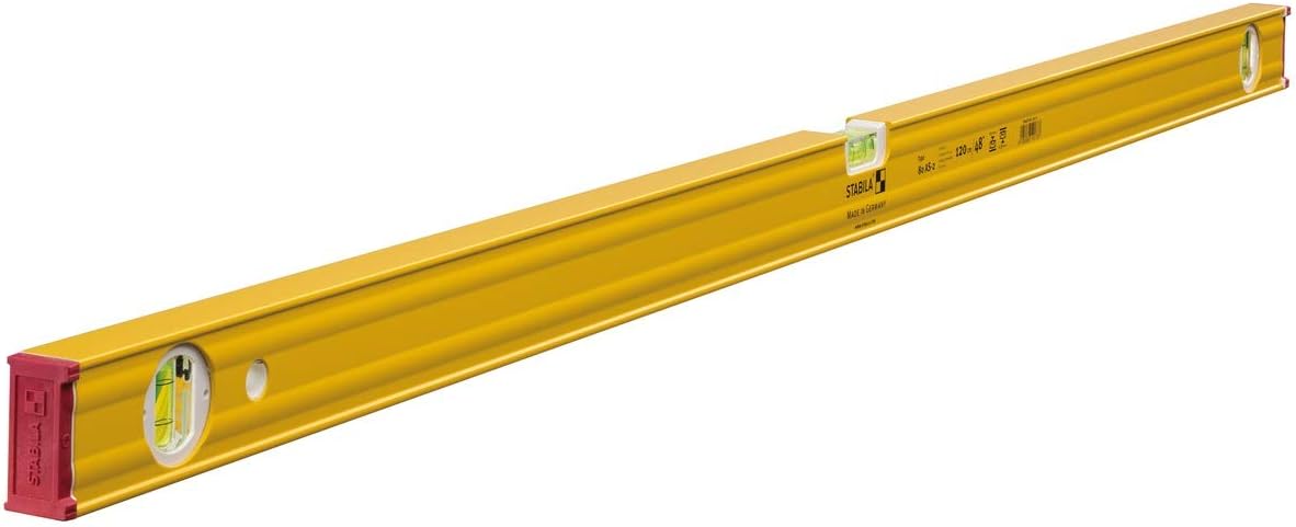 STABILA 80AS-2 120cm DP Level, Yellow, 48"