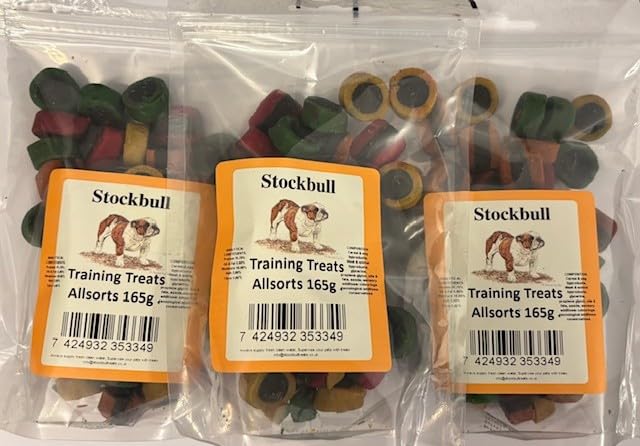 Stockbull Dog Treats - Allsorts (3 x 165g Packets)