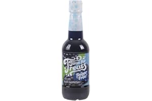 Sugar Free Blue Raspberry Flavored Syrup for Snow Cones, Homemade Sodas, Cocktails, Coffee, Baking and More - Time For Treats 16.9 Fluid Ounce Bottle
