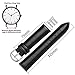 SONGDU Quick Release Leather Watch Band, Full Grain Genuine Leather Replacement Watch Strap with Stainless Metal Buckle Clasp 16mm, 18mm, 20mm, 22mm, 24mm