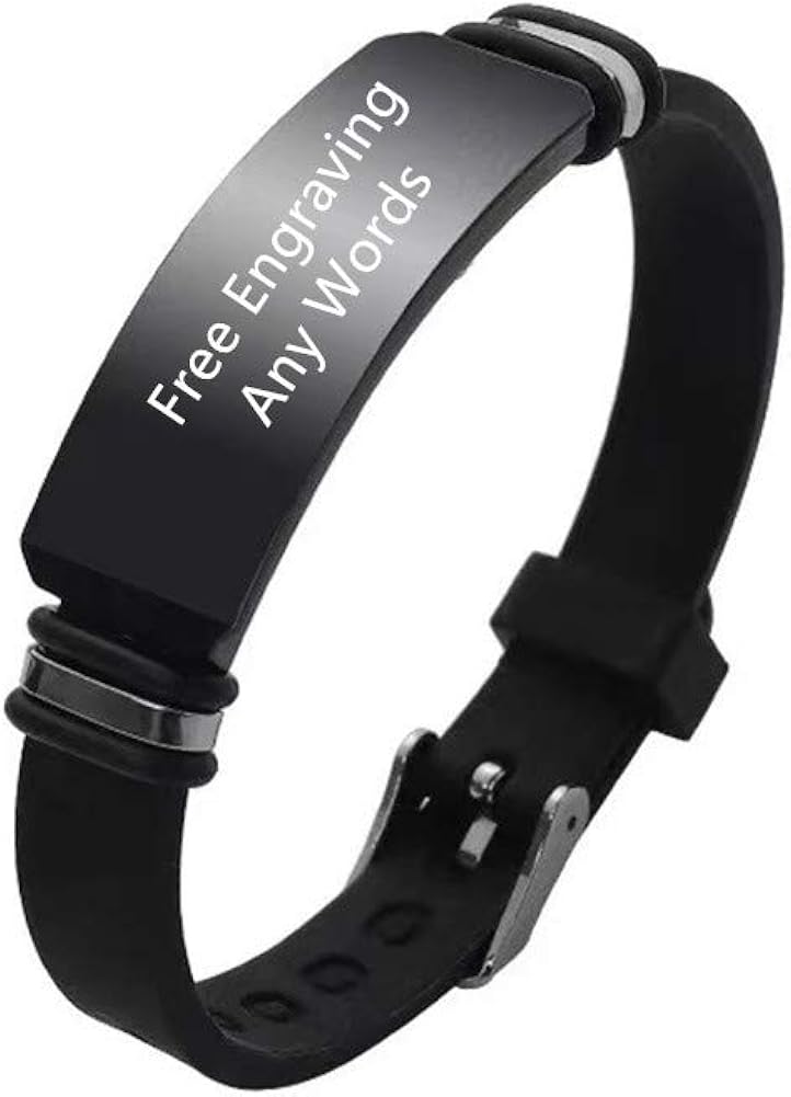 Personalised W.W.J.D Bracelet for Men Women Stainless Steel