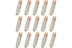 OLurkthu 15PC Ceramic Coated MIG Welding Tips Set, 0.8mm Anti-Spatter Nozzles for Enhanced Welding Performance