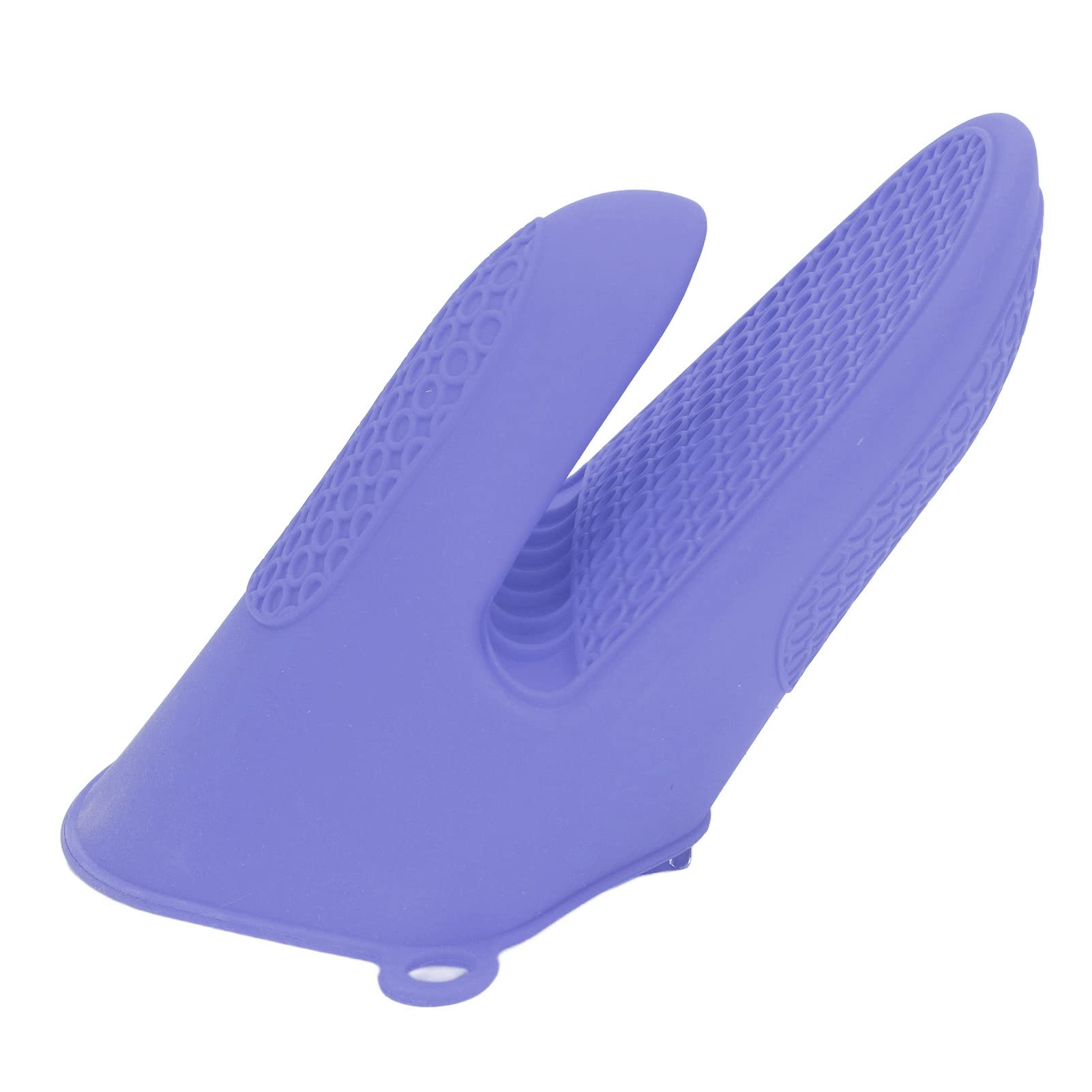 TOPINCN Oven Mitts, 2PCS Silicone Material Kitchen Anti Scalding Cooking Pinch Mitts, Thickened Oven Baking Anti Slip Cooking Gloves (Purple)