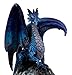 Ebros Gift Aqua Spyro Elemental Dragon Fossil Cave Crystal Mine Guardian LED Night Light Figurine 12.5