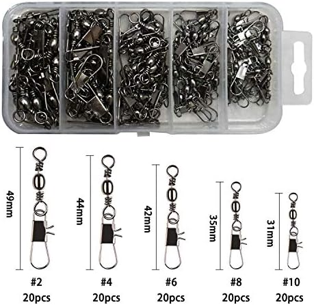 Greatfishing 0個 高強度ヘビーステンレススチール スプリットリング ルアー タックルコネクター 釣り用プライヤー