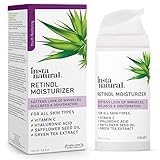 InstaNatural Retinol Moisturizer Anti Aging Cream - Anti Wrinkle Lotion For Your Face - Helps Reduce Appearance of Wrinkles, Crows Feet, Circles & Fine Lines - With Vitamin C Hyaluronic Acid - 3.4 OZ