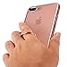 iPhone 8 Plus Case,iPhone 7 Plus Case, Ultra Thin Clear Luxury TPU Rose Gold Bumper Case Cover with Built-in Ring Grip Holder for Apple iPhone 8 Plus/iPhone 7 Plus