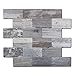 Backsplash Peel and Stick Tile, PVC Light Rustic Tile Backsplash for Kitchen (11.59