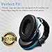 SilentSound 27 dB NRR Sound Technology Safety Kids and Teenagers Ear Muffs with LRPu Foam for Shooting, Music & Yard Work, Blue