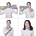 AOOU Travel Pillow Portable Soft Neck Support Perfect Pillow for Any Sitting Position Super Comfortable Pillow for Home Office Car Plane Train Machine Ergonomic Design Washable Pillow