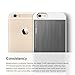 iPhone 6S Case, elago® [Outift Matrix][White/Dark Grey] - [Premium Hybrid Construction][Brushed Aluminum][Spark Design Award] - for iPhone 6/6S