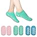 Madholly 3 Pairs Moisturizing Gel Socks, Soft Spa Gel Socks for Repairing Dry Cracked Skins
