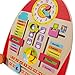 Timy Wooden Calendar Board Teaching Clock