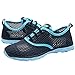 ALEADER Women's Quick Drying Aqua Water Shoes Blue 6 D(M) US/FR 36