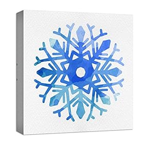 for Living Room Bedroom Home Artwork Paintings Snowflake