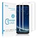 [2-Pack] Glass Screen Protector for Samsung Galaxy S8+, W&O S8 Plus Tempered Glass Screen Protector Film Curve Edge