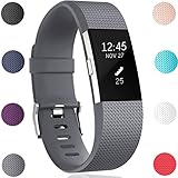 GEAK Replacement Bands for Fitbit Charge 2, Fitbit Charge2 Wristbands,Small,Grey