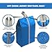 Shoe Bags for Travel - Shoe Storage Bags with Zippers - Waterproof - for Women & Men - Blue - 4 Pack by The Journey Bird