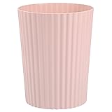 JiatuA Small Trash Can Plastic Wastebasket Round