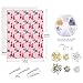 Caydo 12 Pieces Love Heart Pattern Printed Faux Leather Sheets for Valentine's Day Gift, Earrings Set for Making Hair Bows, Earrings and Bags Crafting (6.3inch x 8.3inch)