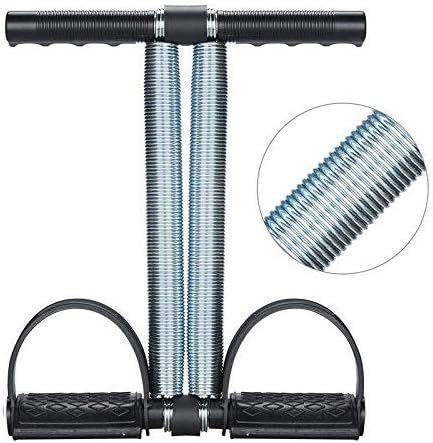 Eranqo Double Spring Tension Foot Pedal Abdomen Leg Exerciser Tummy Trimmer Equipment Bodybuilding Home Gym Arm Waist Sport Fitness Stretching Slimming Training