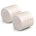 LotFancy Elastic Bandage Wrap 2 Inch, 4 Pack Cotton Latex Free Compression Wrap for Injury Athletics, Hook & Loop Fasteners at Both Ends, Reusable Stretchy Bandage for Ankle, Foot, Wrist, Hand, Body