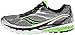 Saucony Men's Ride 7 Running Shoe,Silver/Black/Slime,10 M US