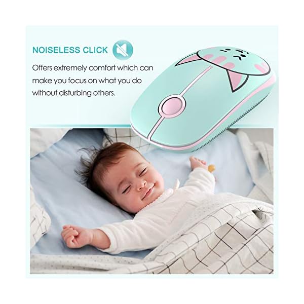 Wireless-Mouse-Jelly-Comb-MS001-24G-Computer-Mice-with-Nano-Receiver-for-PCDesktopLaptop-with-USB-ports-and-WindowsMacLinux-Silent-Smooth-Basic-Design-Cat Wireless Mouse, Jelly Comb MS001 2.4G Computer Mice with Nano Receiver for PC/Desktop/Laptop (with USB ports) and…