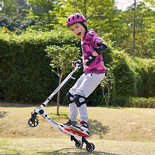 Y Flicker Scooter for Kids Ages 58, 3Level Adjustable Height Swing