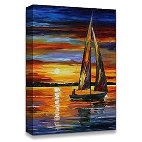 Vintage Oil Painting Home Artwork for Living Room Bedroom