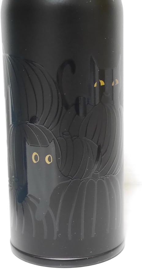 Amazon Co Jp 日本国内発 スタバ 17 ハロウィン 台湾 黒猫 ステンレスボトル タンプラー 数2 ホーム キッチン