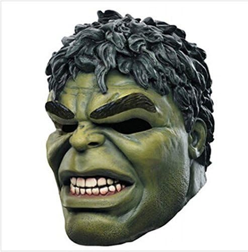 MaskShow Hulk Deluxe Latex Mask Costume Halloween Full Face Adult Mask Halloween