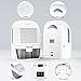 hysure Portable Mini Dehumidifier 2200 Cubic Feet Electric Safe Dehumidifier for Bedroom, Home, Crawl Space, Bathroom, RV, Baby Room, White …