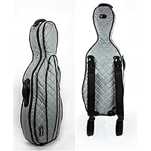 Violín Viola carcasa para Cases – de fibra de vidrio en forma de VAF vaccs 1003 plata