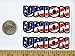 3 - Union US Flag Hard Hat/Helmet Stickers 1” x 2” H156