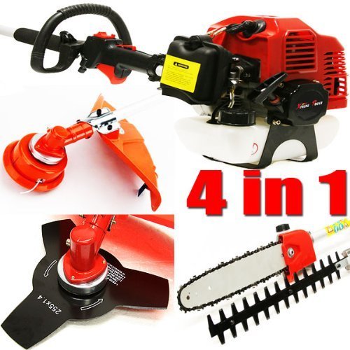 Stark USA 81064 Hedge Trimmer Gas 4 in 1 Pole Saw Yard Chainsaw Garden