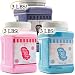 The Candery Cotton Candy Sugar FLoss 3lbs 3 Pack Premium Flavors (Grape, Raspberry,Strawberry) primary