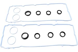 AFEISOL Valve Cover Gasket Kit Set - Compatible with 2011-2020 3.6L V6 Avenger Challenger Durango Grand Caravan Journey Ram ProMaster 1500 2500 3500, Grand Cherokee Wrangler, 200 300