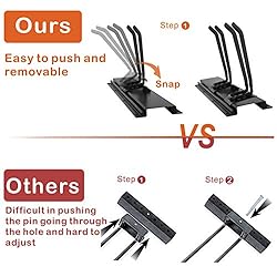 Garage Tool Storage Organizers Wall Mounted with 6
